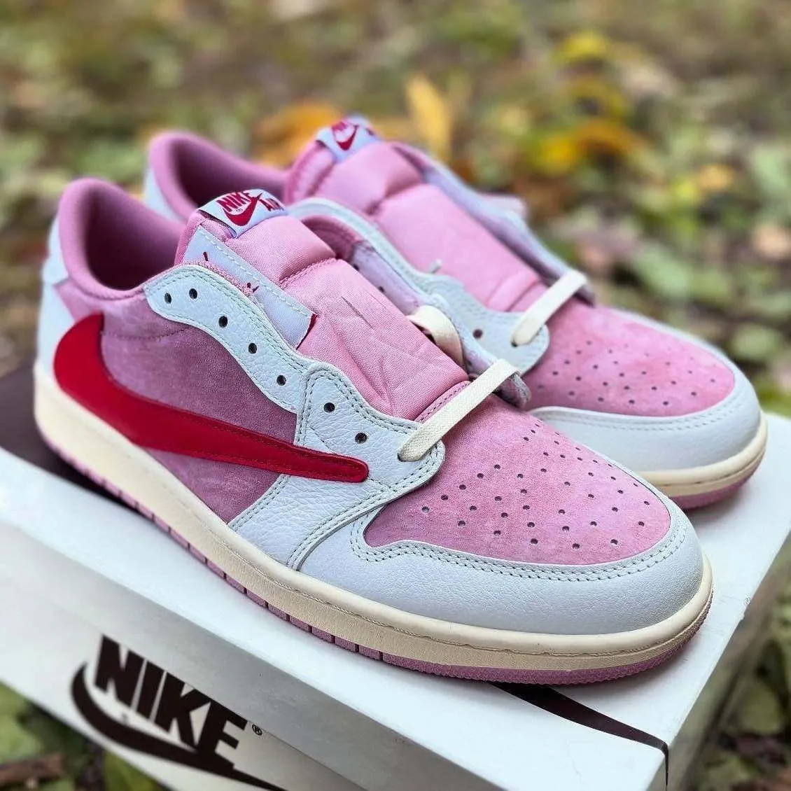 【設定634】Travis Scott × Nike Air Jordan Travis Scott Air Jordan 1 Low OG Shy Pink 2026