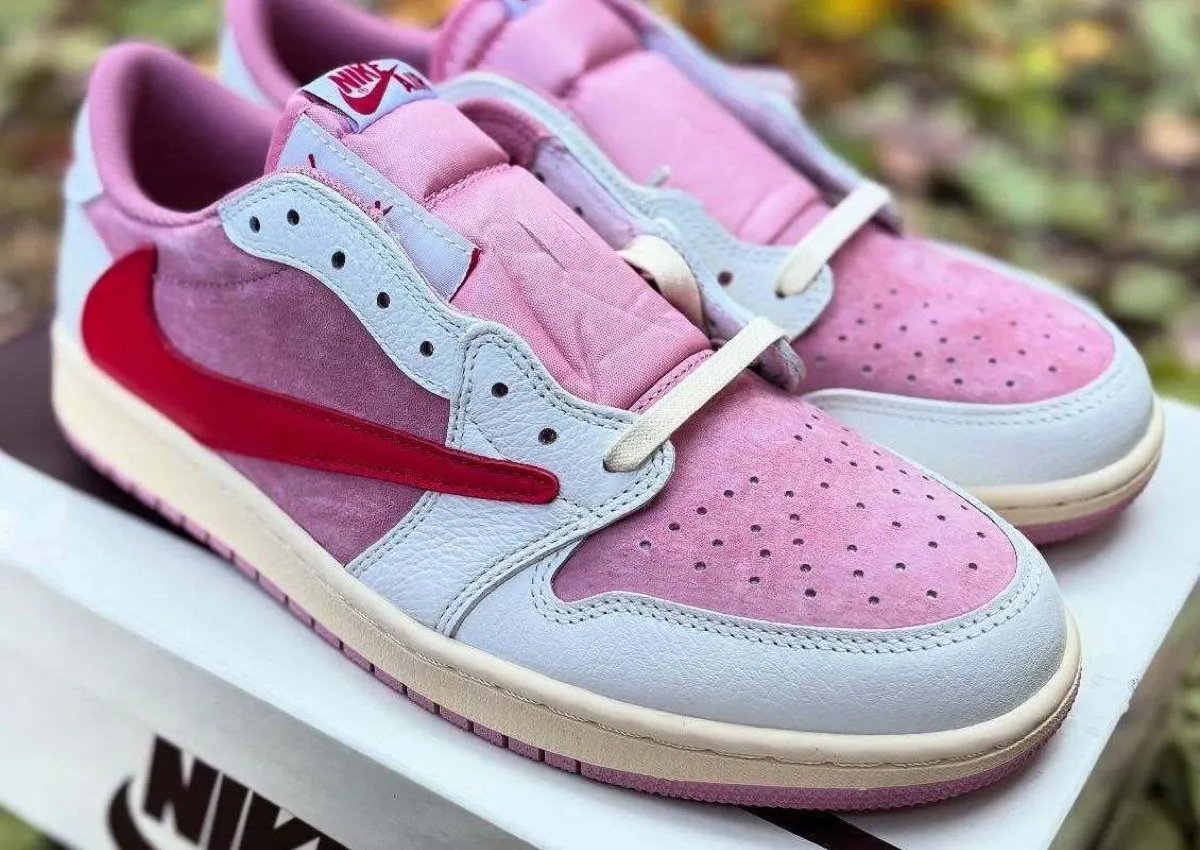 Travis Scott x Air Jordan 1 Low OG “Shy Pink” Releases Summer 2026