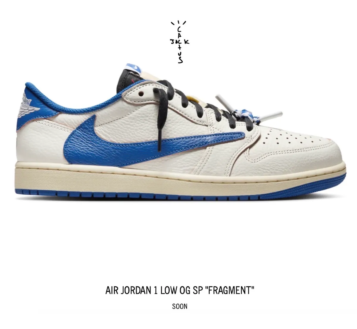 Travis Scott Fragment Air Jordan 1 Low OG 2025 Release Date