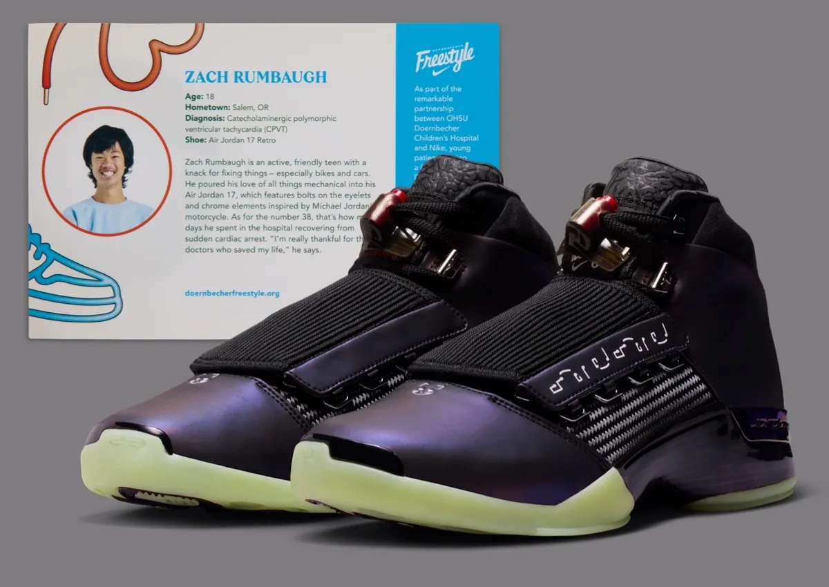 Air Jordan 17 “Doernbecher” Releases Spring 2026 With Inspired Design by Zach Rumbaugh