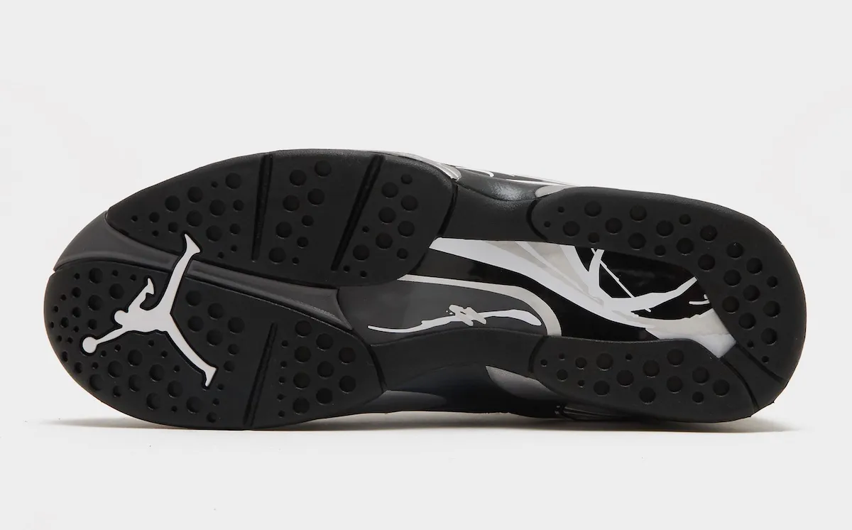 Air Jordan 8 Chrome 2026 outsole with Jumpman logo