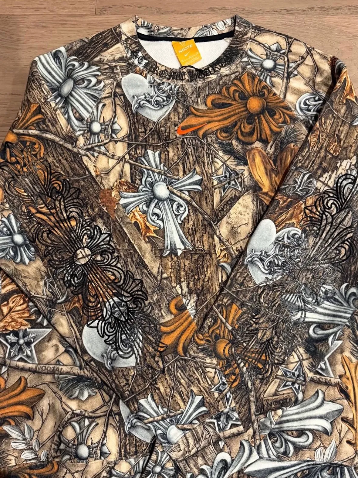 Chrome Hearts x NOCTA crewneck