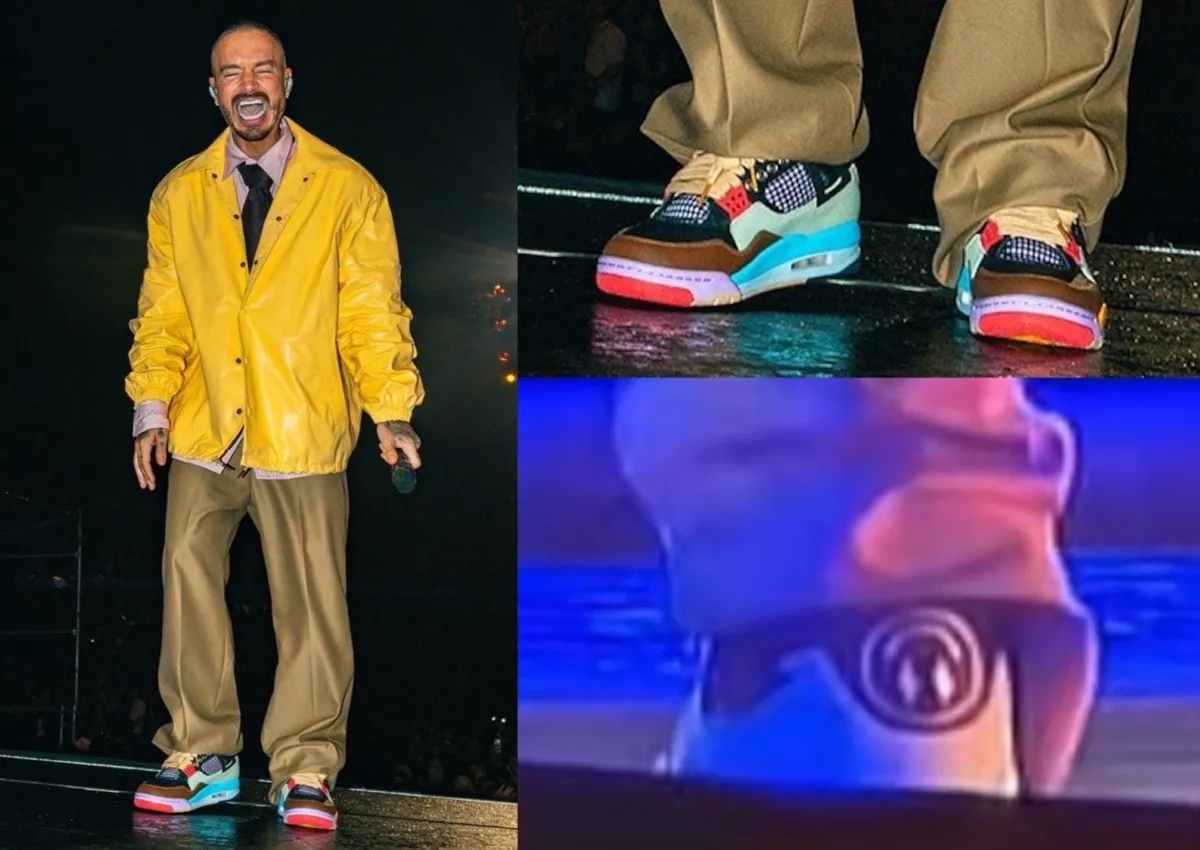 J Balvin Debuts Unreleased Air Jordan 4 During Performance