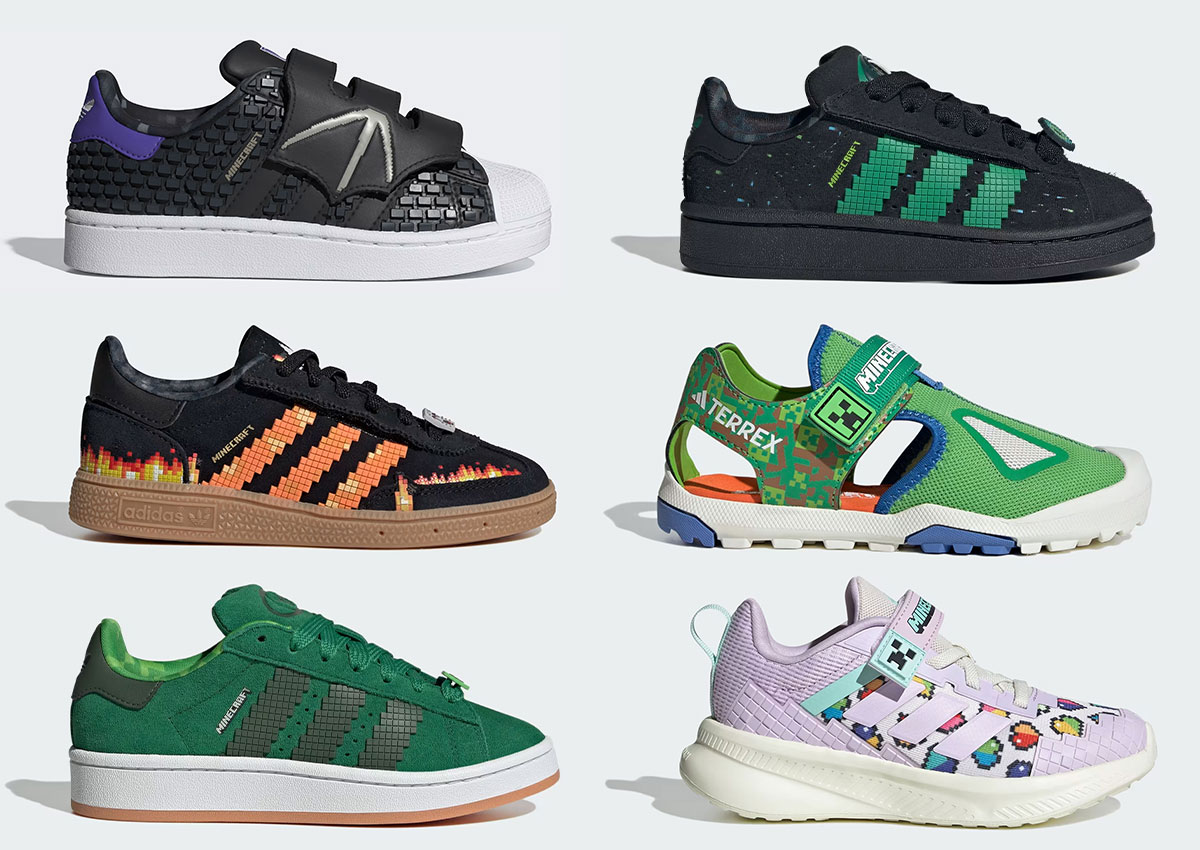 Minecraft x adidas Holiday 2025 Collection Reworks Sambas, Superstars, and More