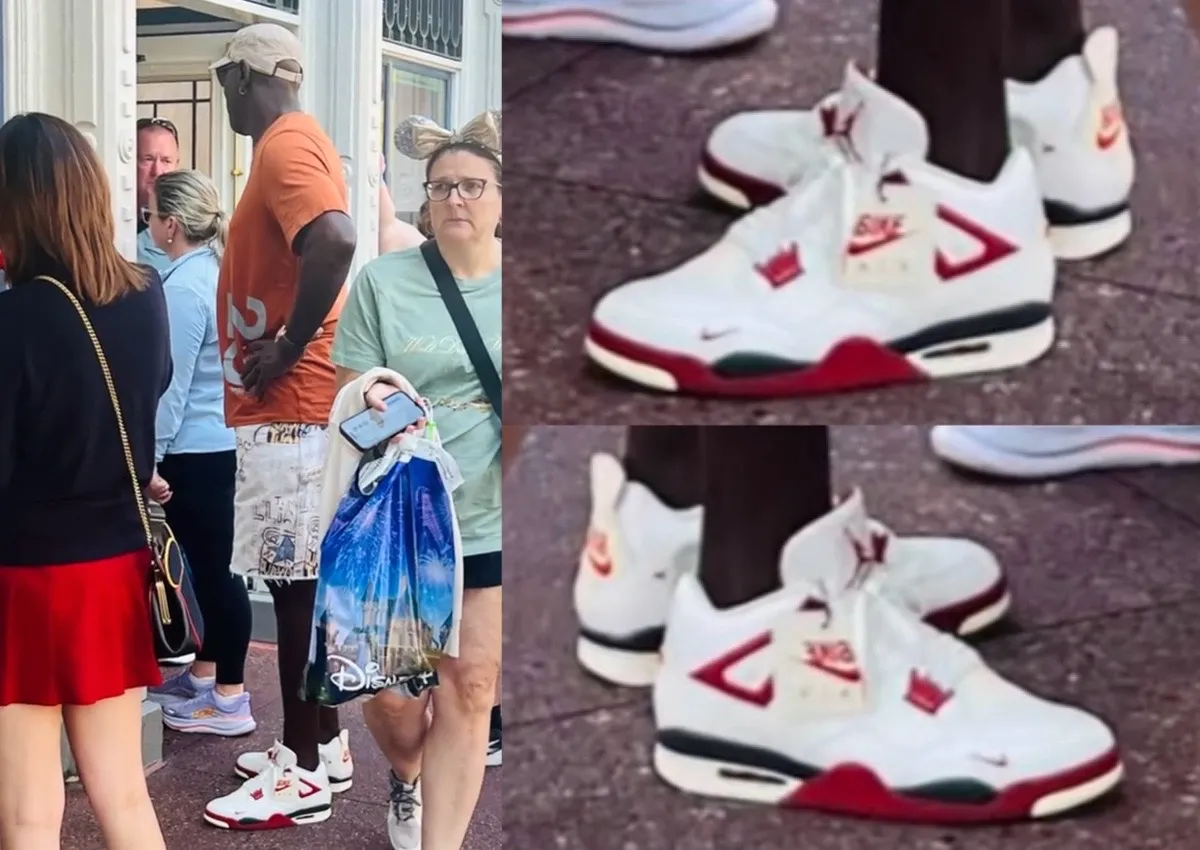 Michael Jordan Debuts The Nigel Sylvester x Air Jordan 4 “Sail/Cinnabar”