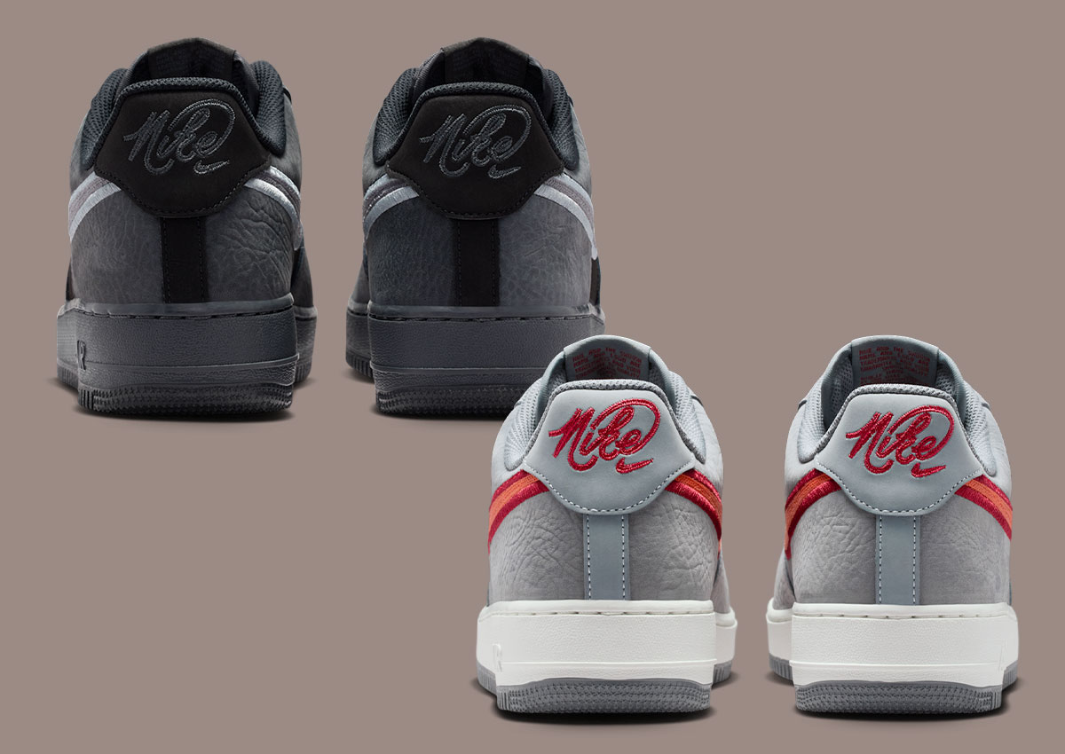 The Nike Air Force 1 Low Pack Returns With Retro Heel Branding Done Right