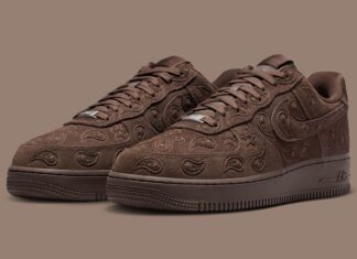 Nike Air Force 1 Low “Paisley” Appears in “Baroque Brown”