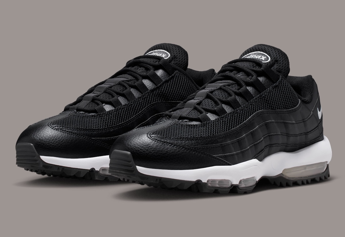 Nike Air Max 95 Golf Goes Minimal With A “Black/White” Makeover