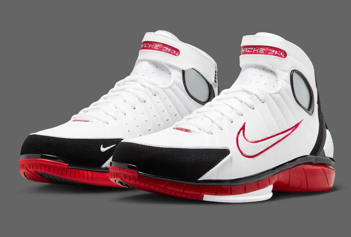 Nike Air Zoom Huarache 2K4 “White/Varsity Red” Returns May 2026