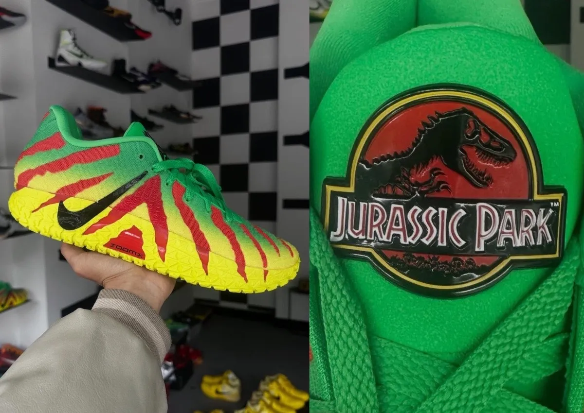 Jurassic Park x Nike Ja 3 “Green Spark” Releases April 2026