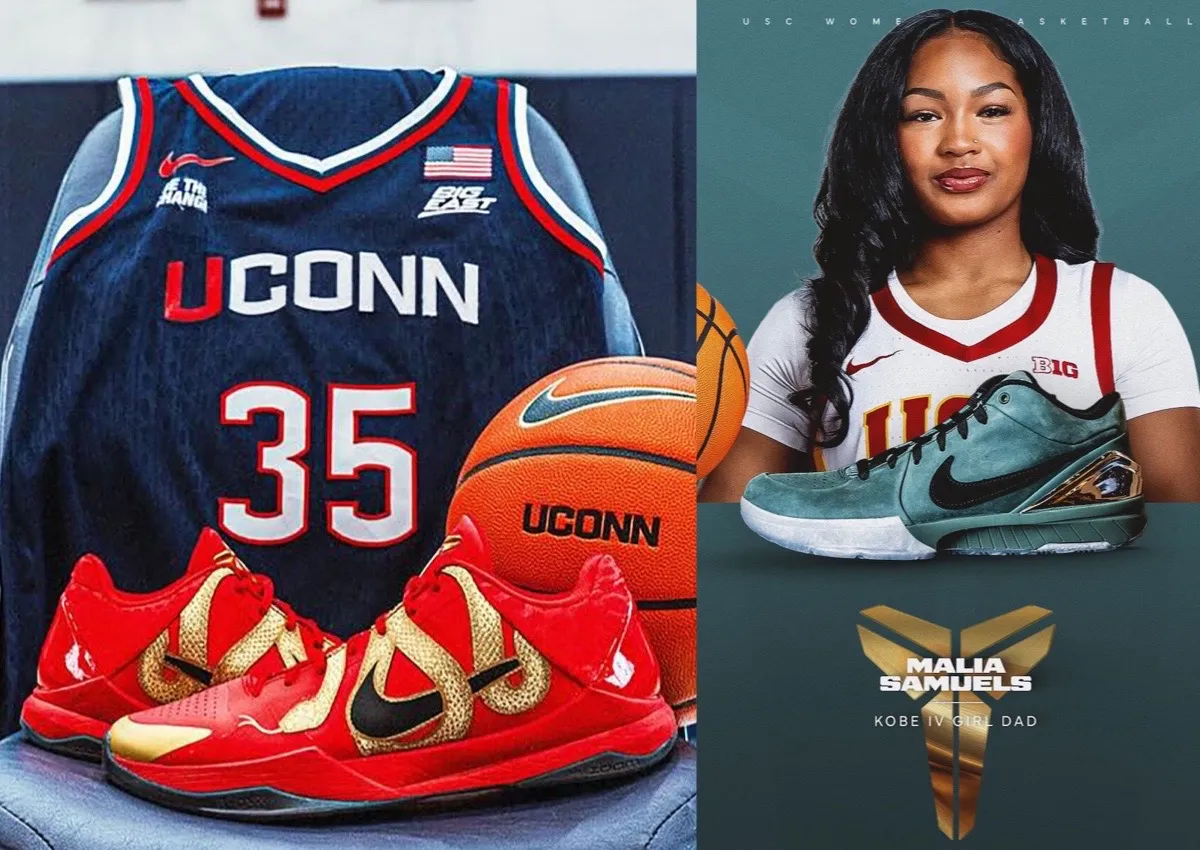 Every Player Wears Nike Kobe Sneakers in USC vs UConn Tribute