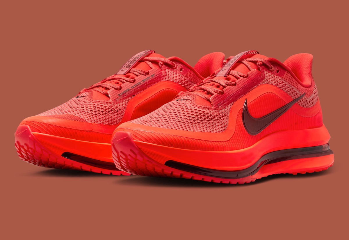 Nike’s Pegasus Premium Lights Up 2026 In A Sharp Crimson Palette