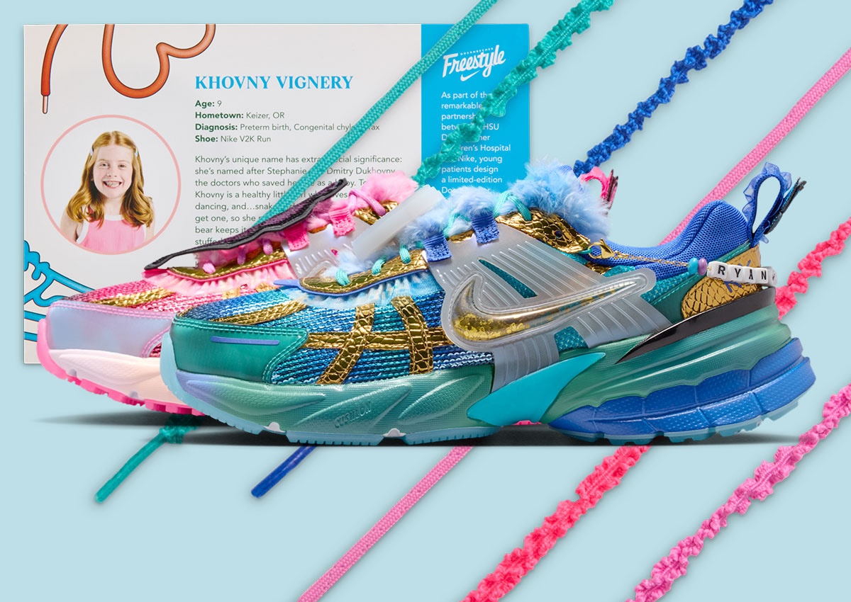 Nike V2K Run “Doernbecher” Lets Khovny’s Imagination Take Over The Design