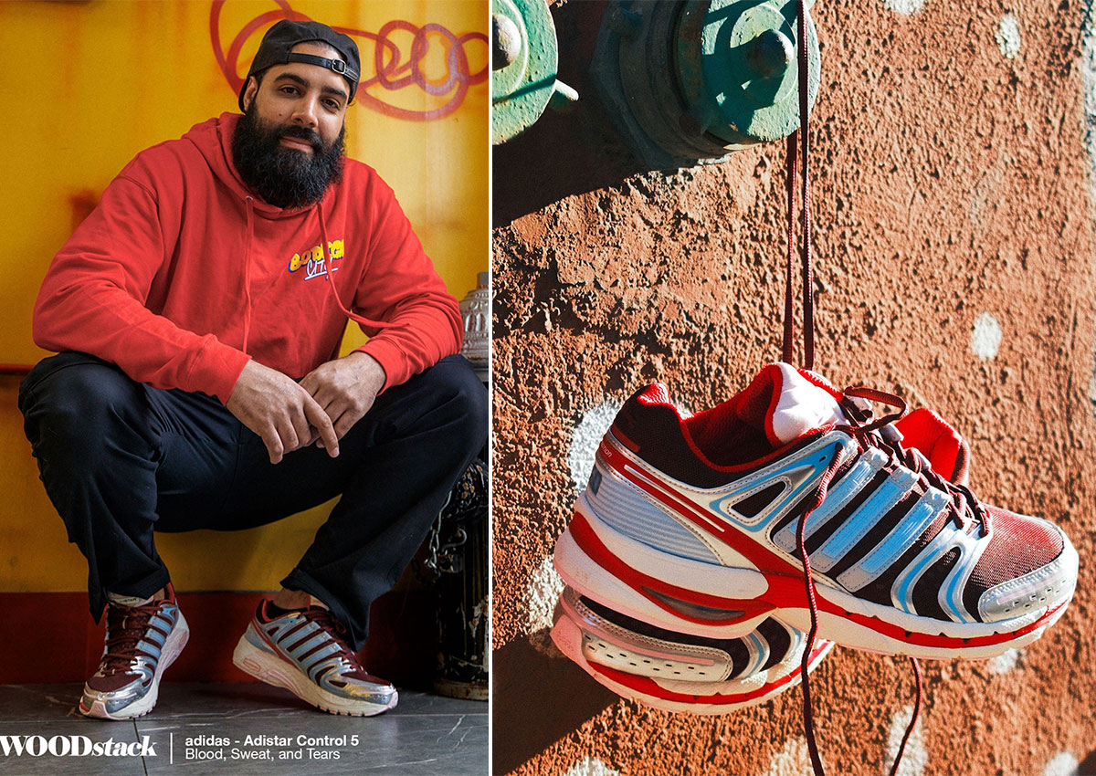WOODstack x adidas Adistar Control 5 Proves Hard Works Takes “Blood, Sweat & Tears”