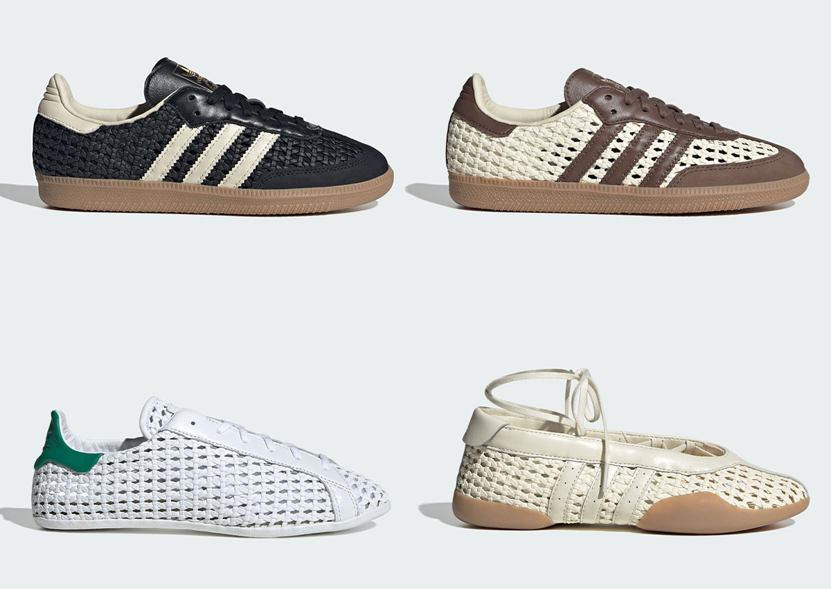 adidas Originals “Basketweave” Pack Brings A Woven Upgrade To Classic Silhouettes