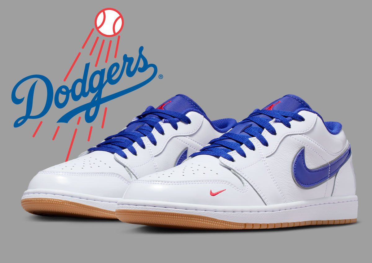 Air Jordan 1 Low “Dodgers” Brings LA Baseball Energy To Spring 2026