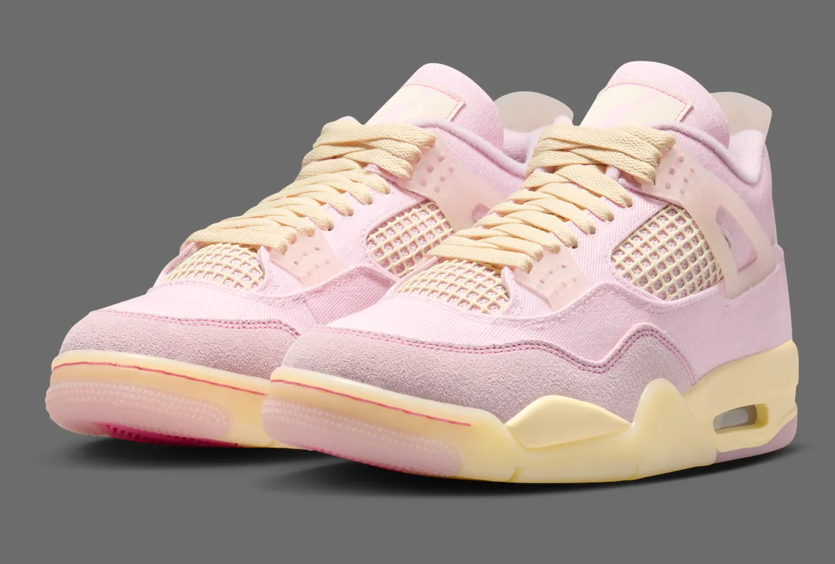 Air Jordan 4 Denim “Iced Carmine” Releases April 23rd