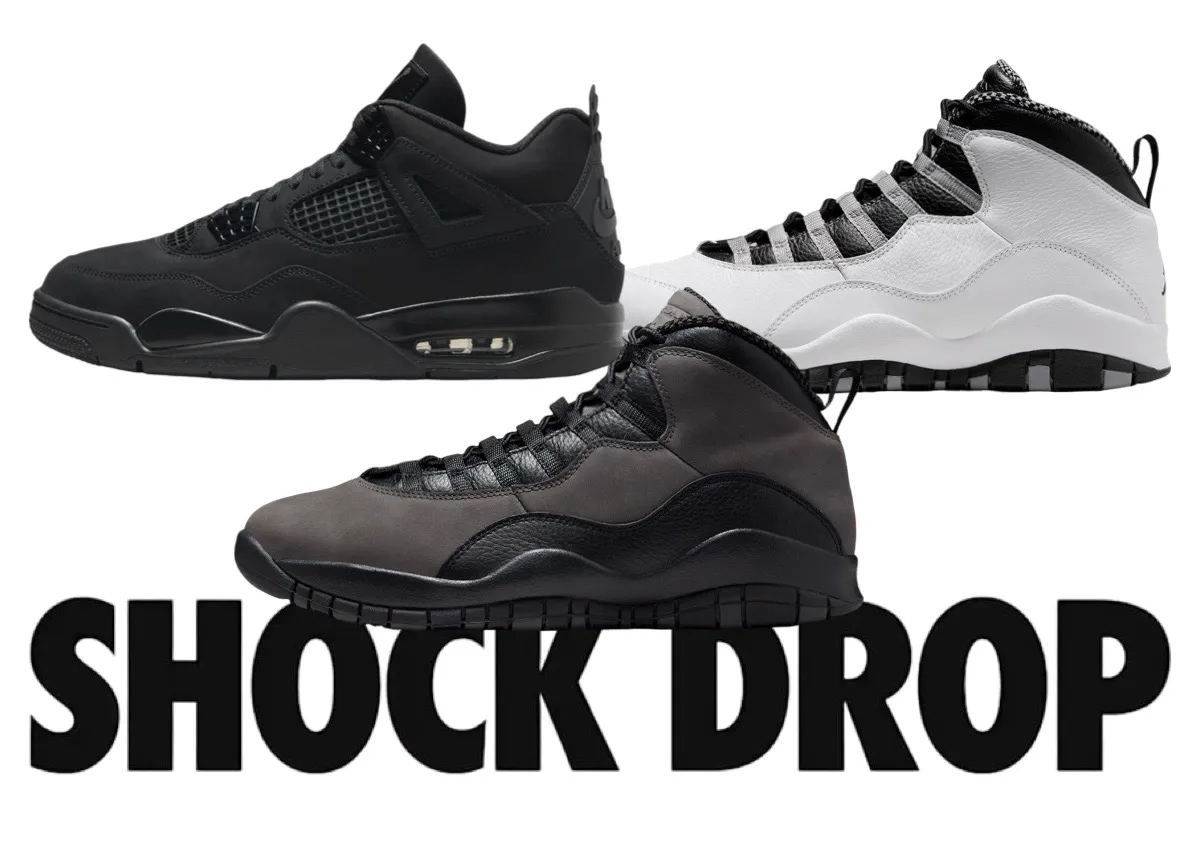 Air Jordan Retro Restock Hits SNKRS With Black Cat 4s and OG 10s
