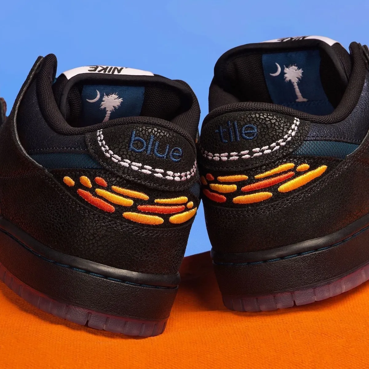 Bluetile Nike SB Dunk Low “Monarch Butterfly” IQ1323-001