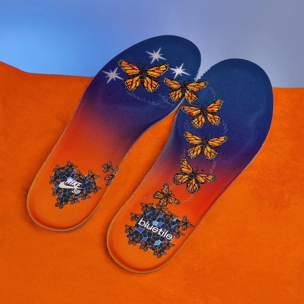 Bluetile Nike SB Dunk Low “Monarch Butterfly” IQ1323-001