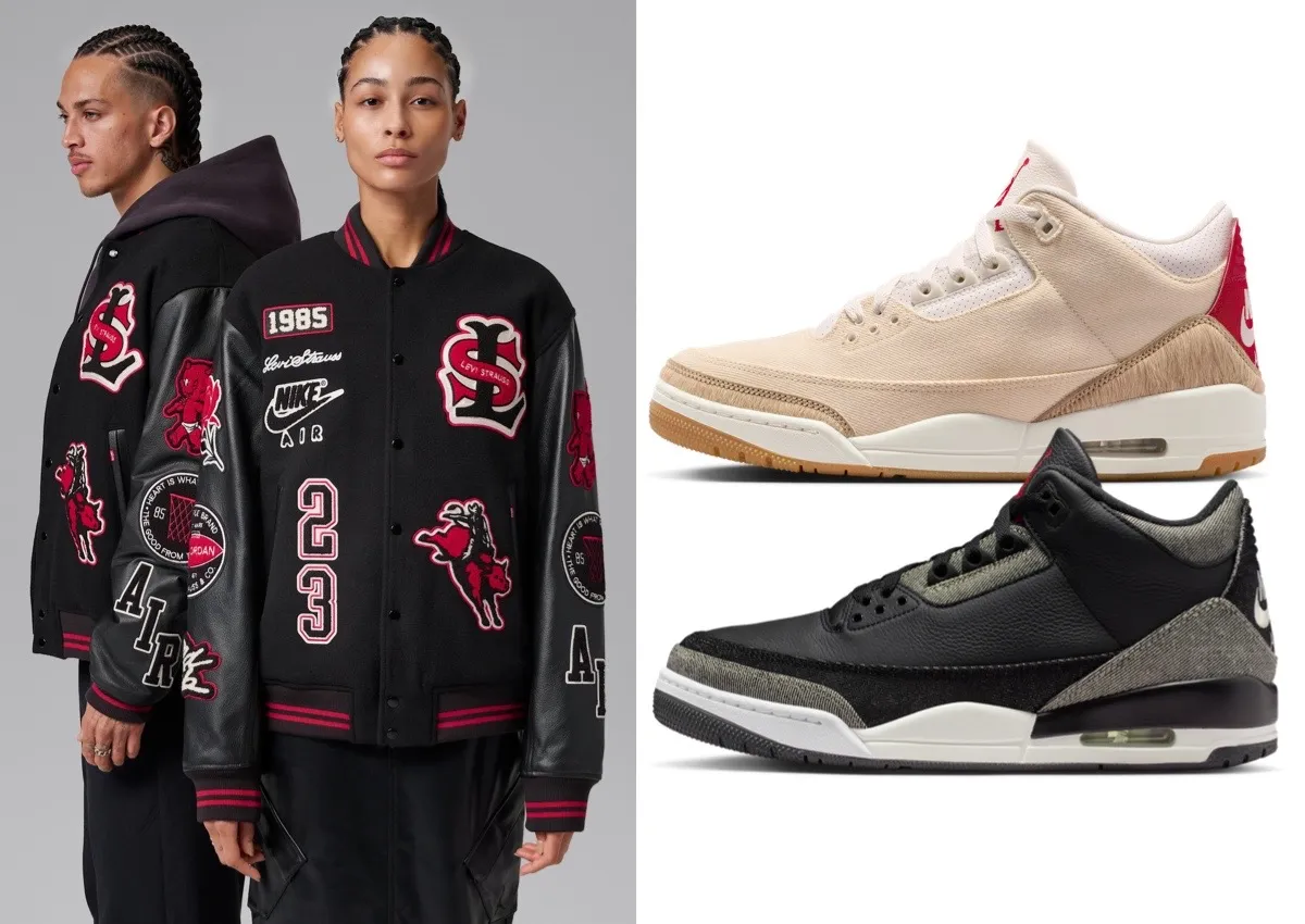 Levi’s x Air Jordan 3 Pack Releases February 2026