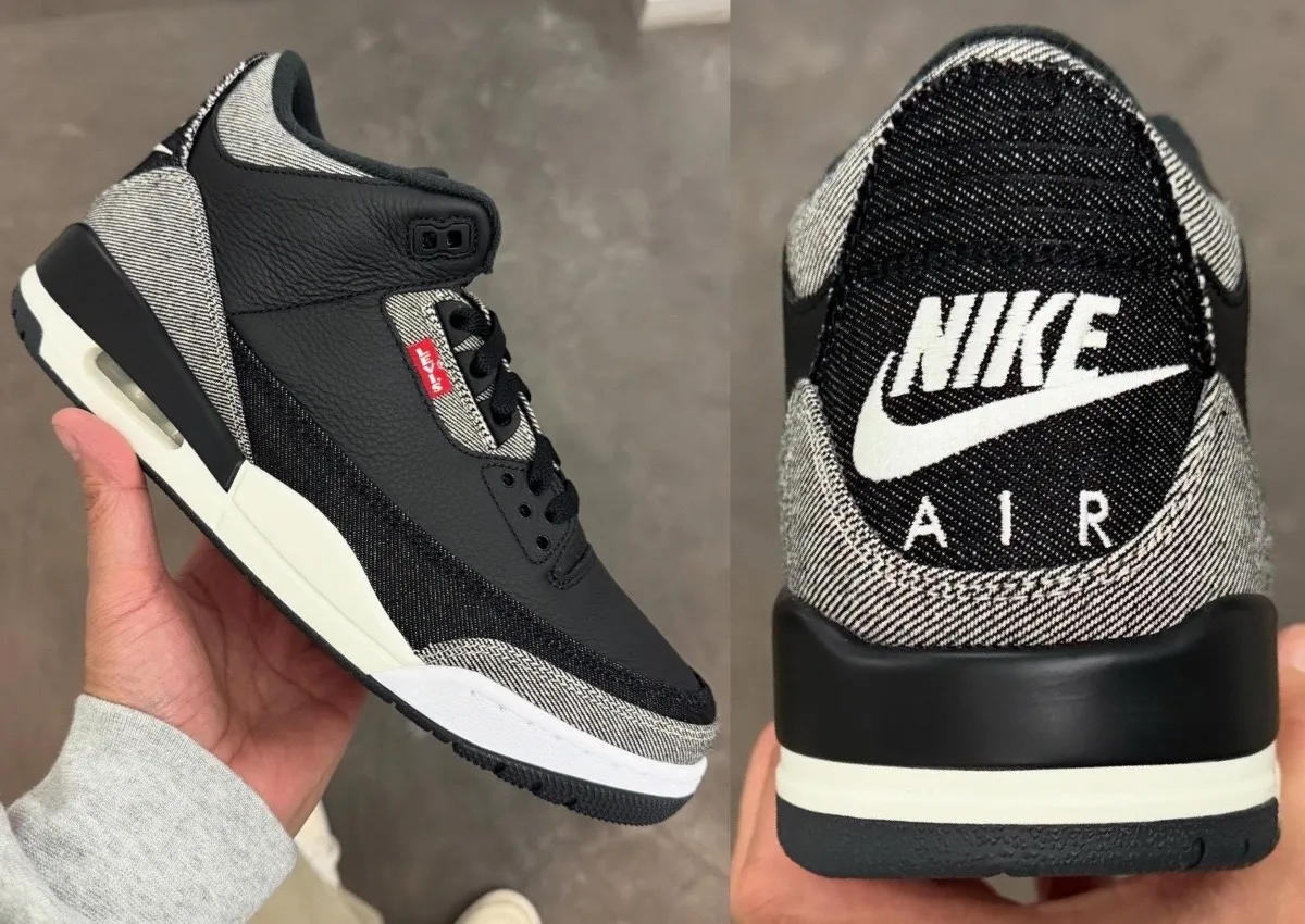 Levi’s x Air Jordan 3 “Black Denim” Releases February 2026