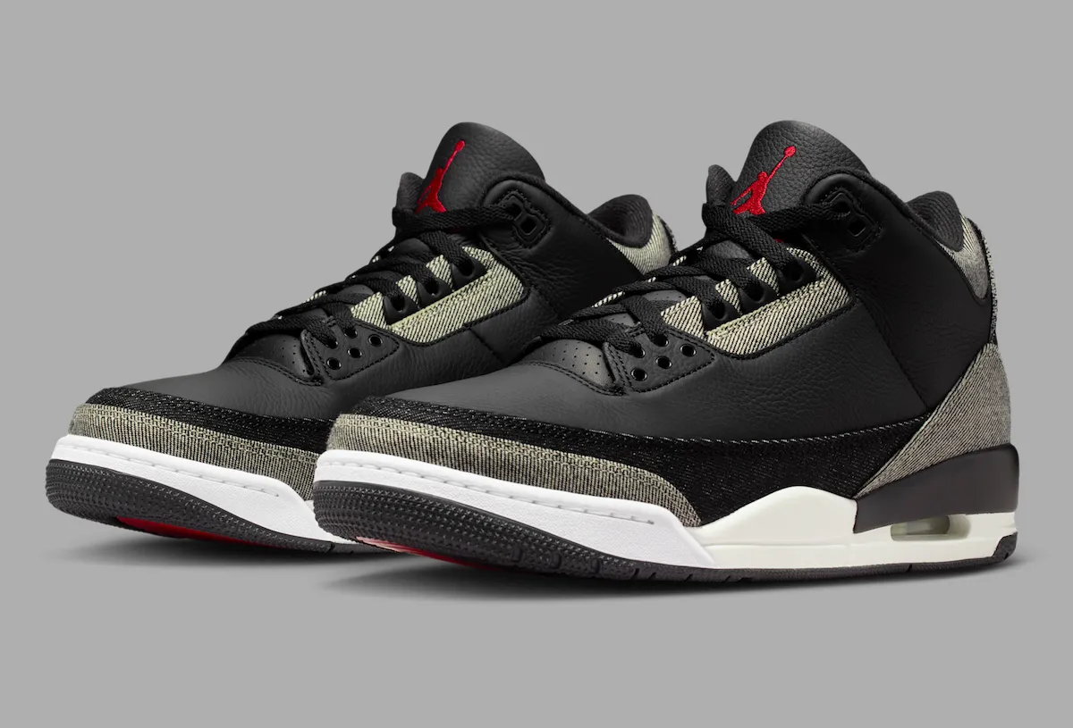 Levi’s x Air Jordan 3 “Black Denim” Releases February 21st