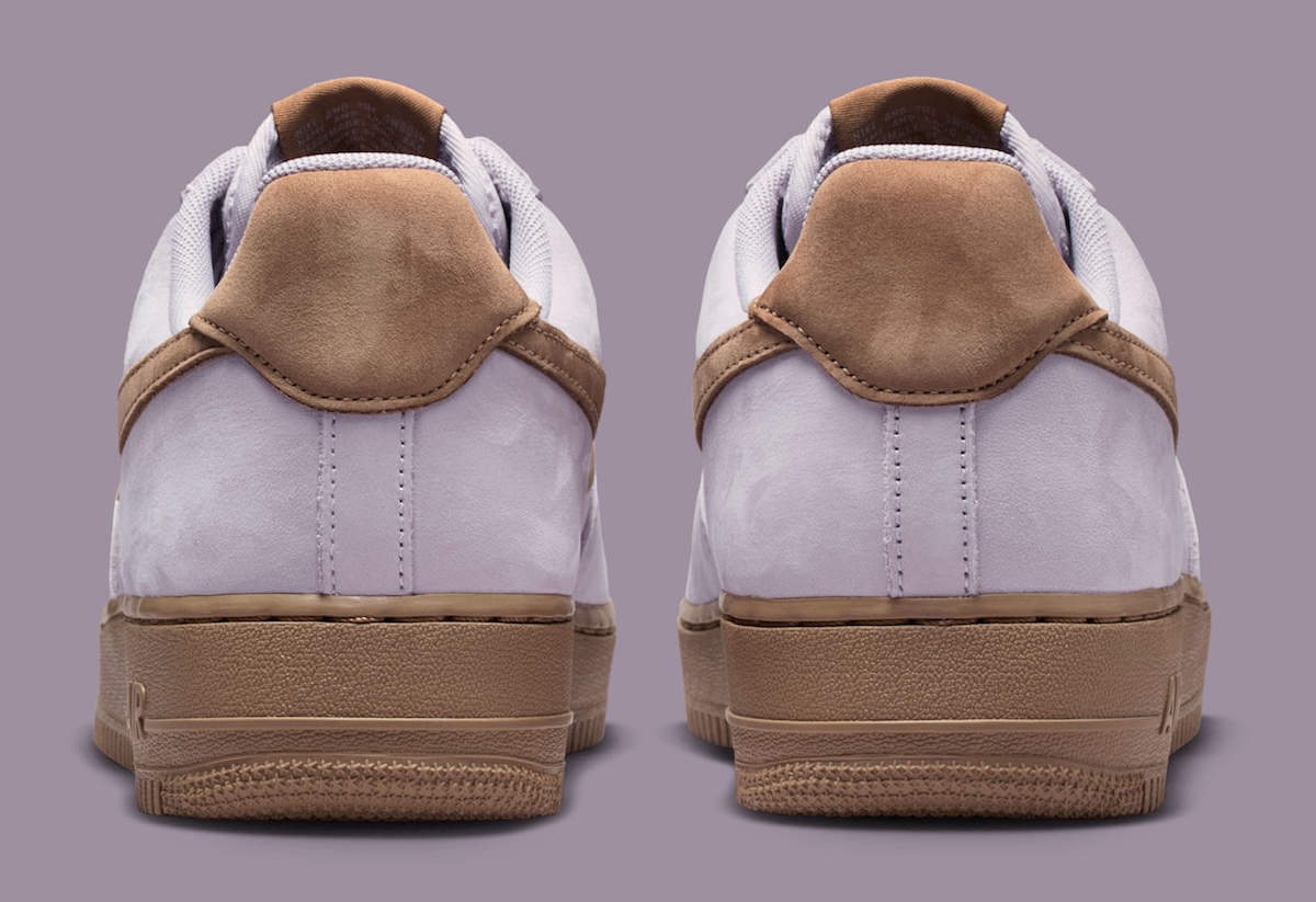 Nike Air Force 1 Low "Silver Lilac" Arrives Without Heel Branding