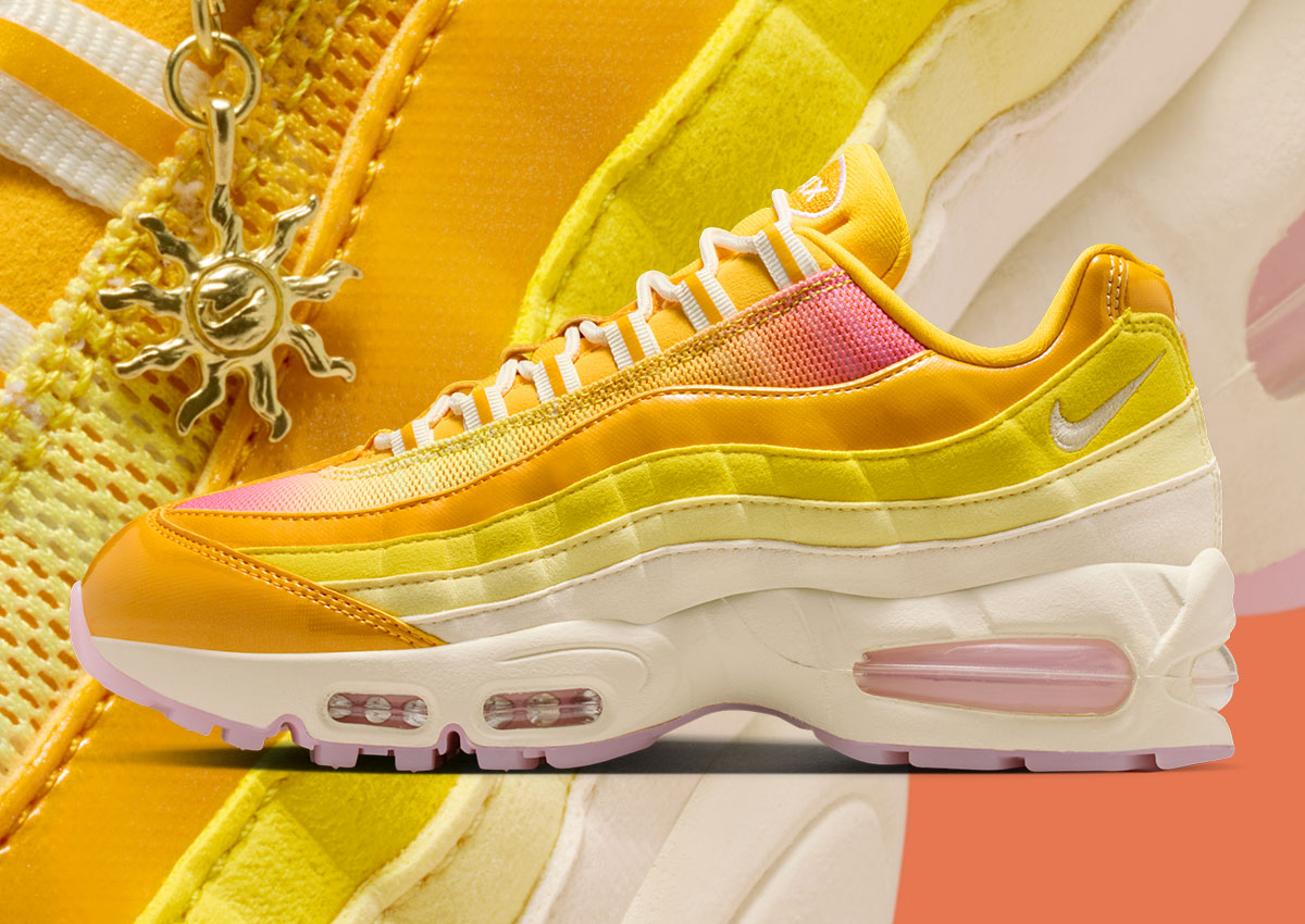 Nike Air Max 95 “University Gold/Pink Foam” Comes Ready For Summer 2026