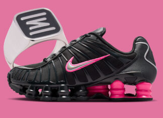 Nike Shox TL “Off-Noir/Hyper Pink” Comes With A Shox Logo Ring