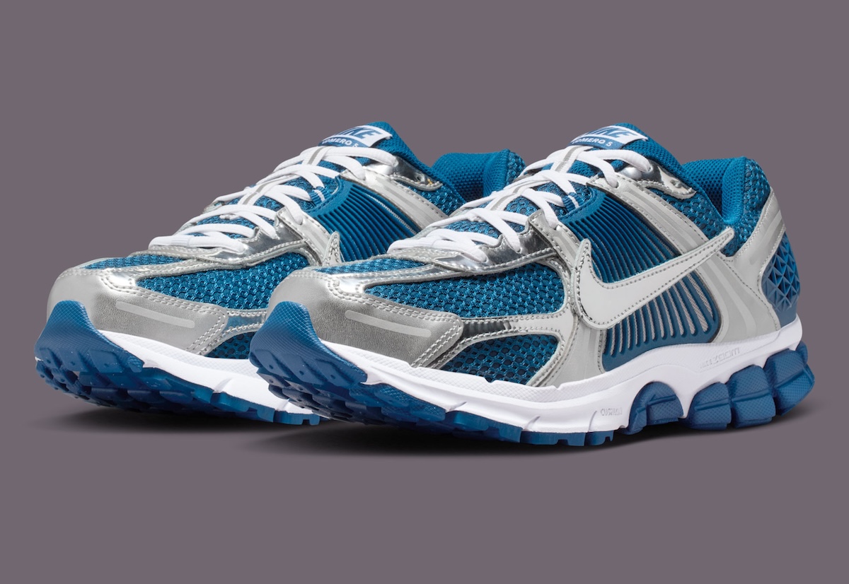 Nike Zoom Vomero 5 “Court Blue” Comes With A “Metallic Silver” Finish