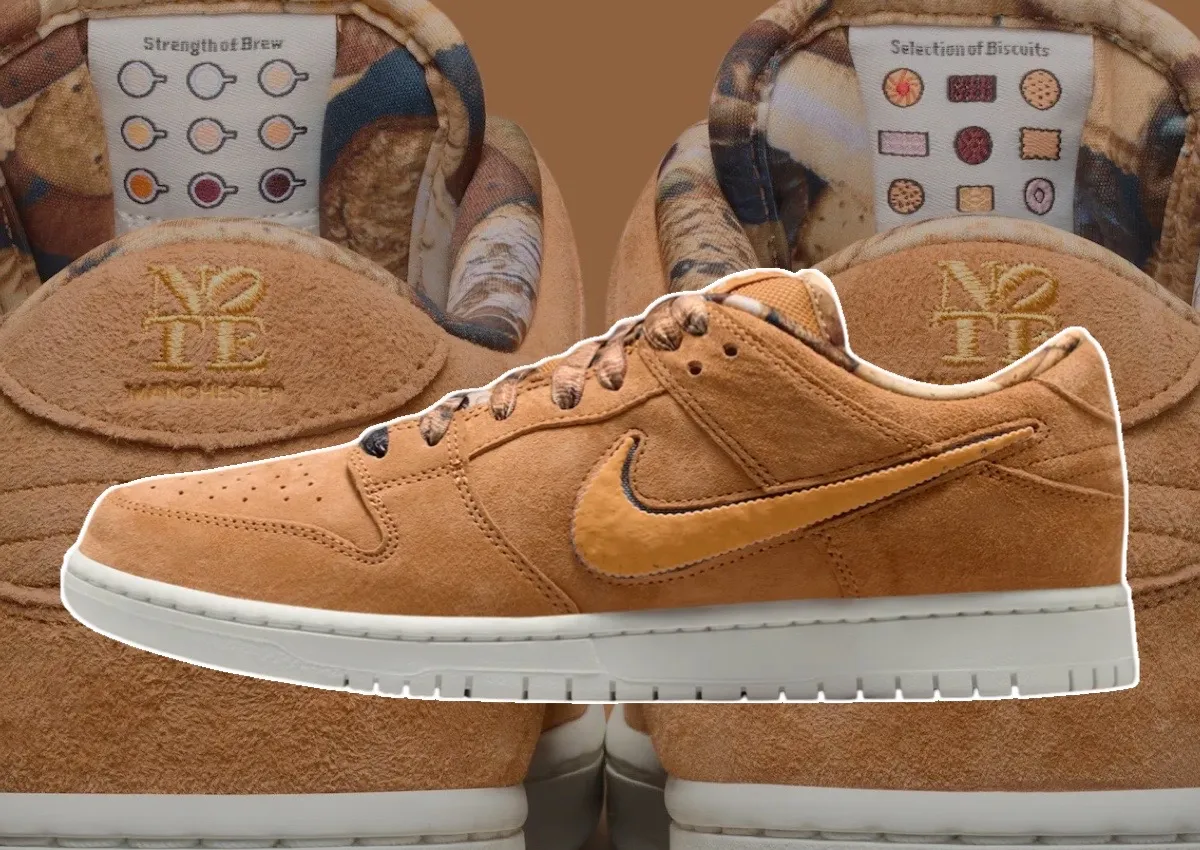 NOTE Manchester x Nike SB Dunk Low “Brew & Biscuits” Releases March 31st