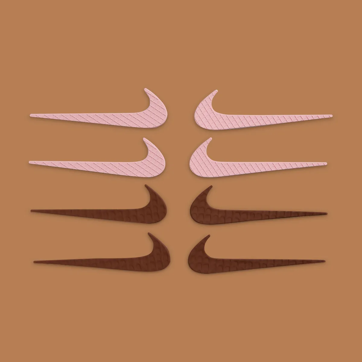 NOTE Manchester Nike SB Dunk Low interchangeable pink and brown Swooshes