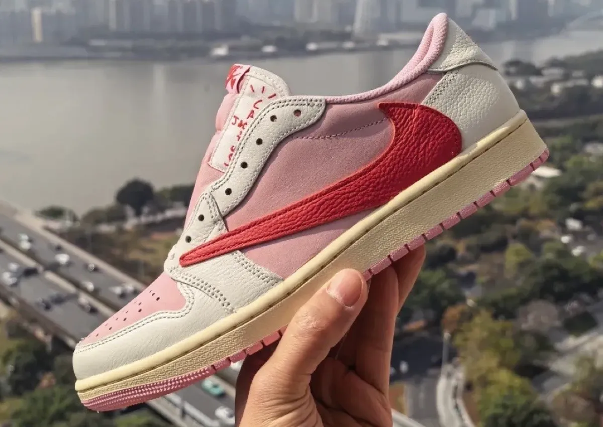 Travis Scott x Air Jordan 1 Low OG “Sail/Tropical Pink” Releases May 2026