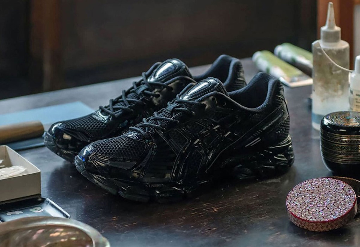 atmos Weaves Ancient “Raden” Craft Into The ASICS GEL-Kayano 12.1