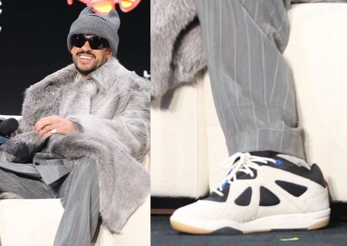 Bad Bunny Debuts New adidas BadBo 1.0 At Super Bowl LX Halftime Press Conference