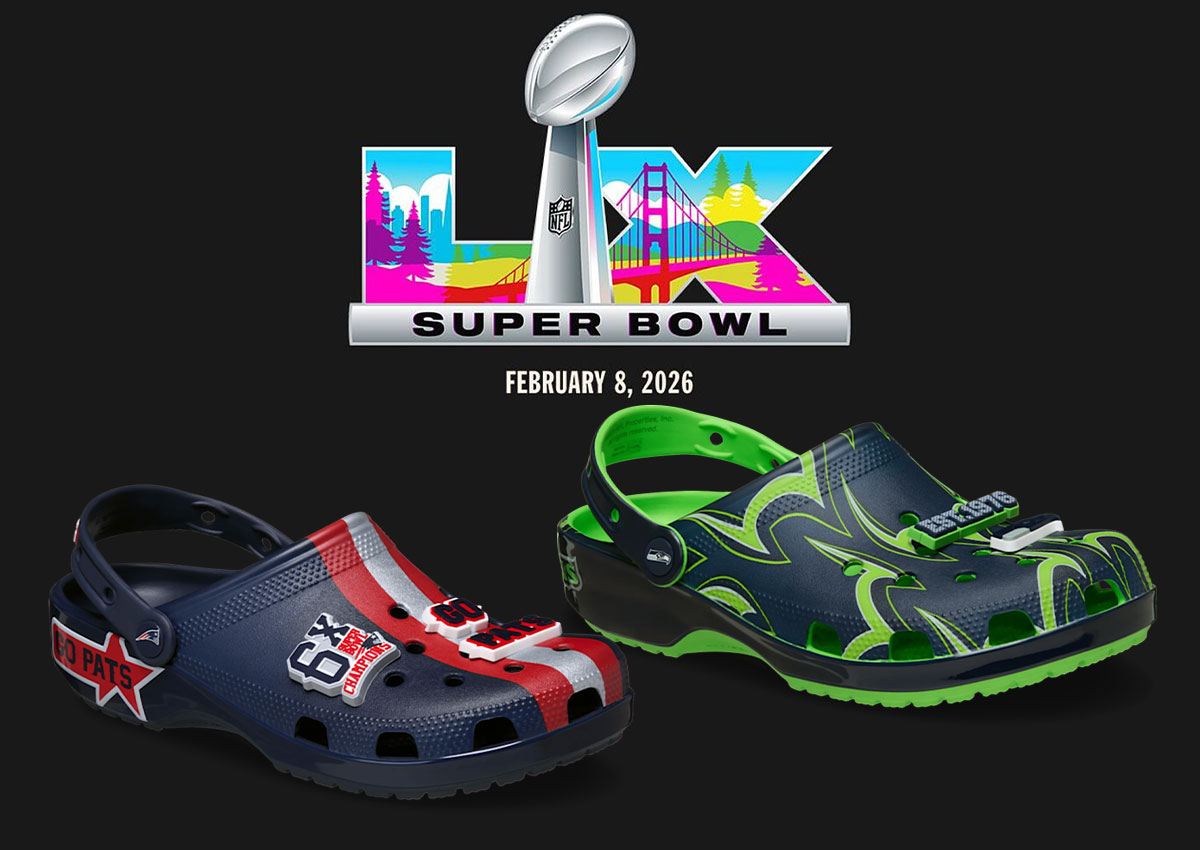 Super Bowl Weekend Gets A Foam Finish With NFL Crocs LX Collection