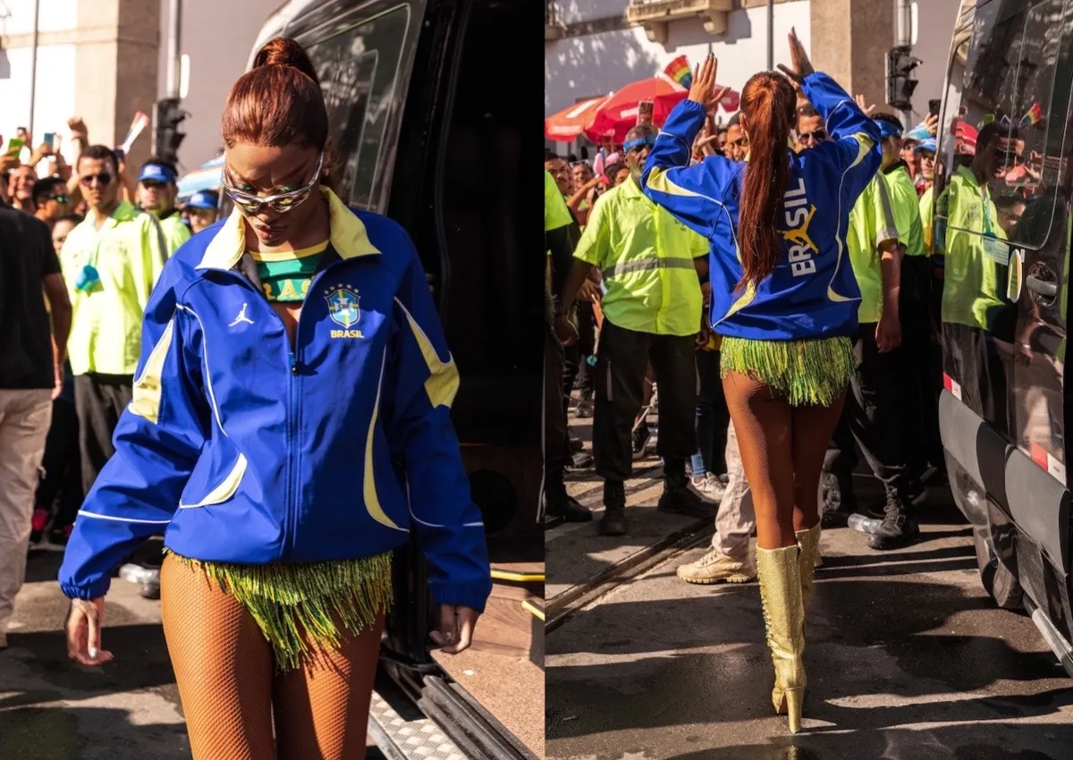 Ludmilla Debuts Jordan x Brasil Jacket Debuts During Rio Carnival