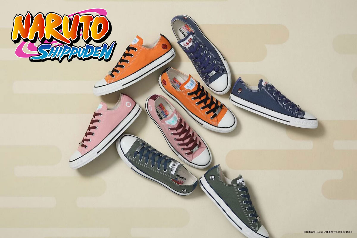 Naruto Shippuden Converse Collection Channels Team 7 and Hokage Legacy