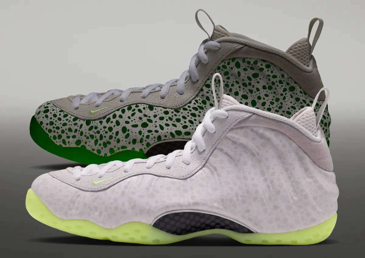Nike Air Foamposite One “Phantom/Barely Volt” Glows in the Dark