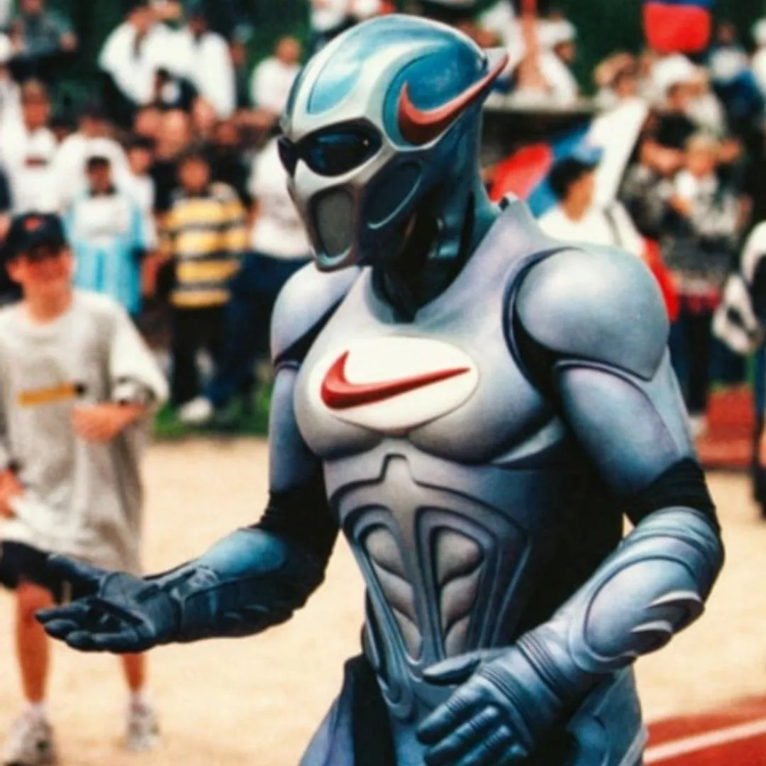 Nike Swooshman mascot 