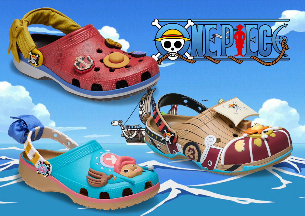 One Piece x Crocs Collection Pushes Character Design Further With Three New Pairs