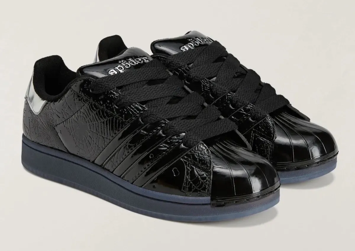 Sp5der x adidas Superstar “Black” Releases Spring 2026