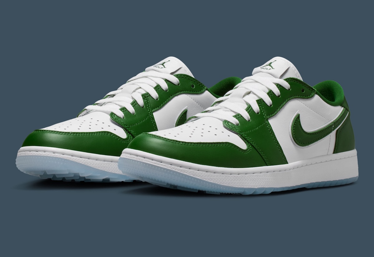 Air Jordan 1 Low Golf Tees Up “Forest Green”