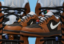 Air Jordan 1 Low SE “Light British Tan” Tailored With Pinstripes