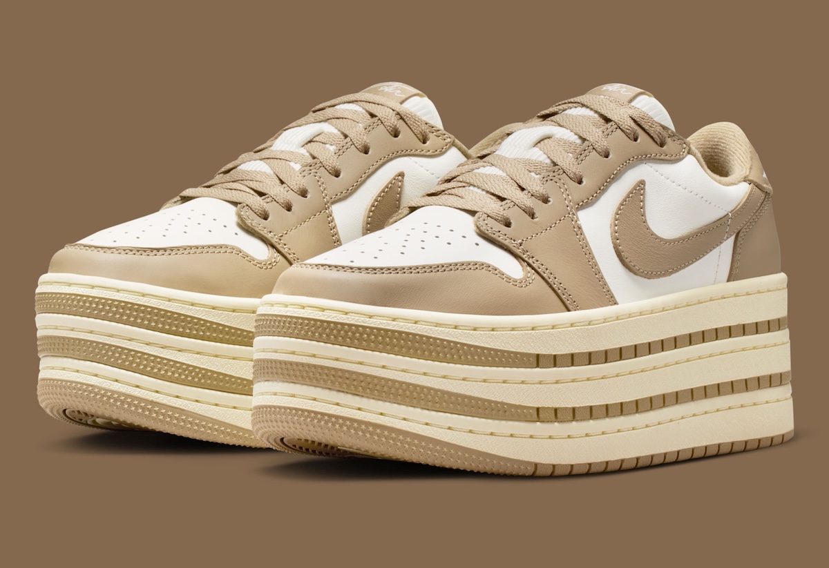Air Jordan 1 Triple Stack Surfaces in “Khaki”