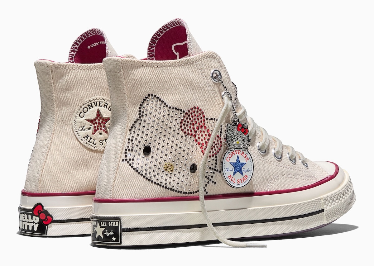 Hello Kitty x Converse Chuck Taylor 70 “Swarovski” Releases March 5th