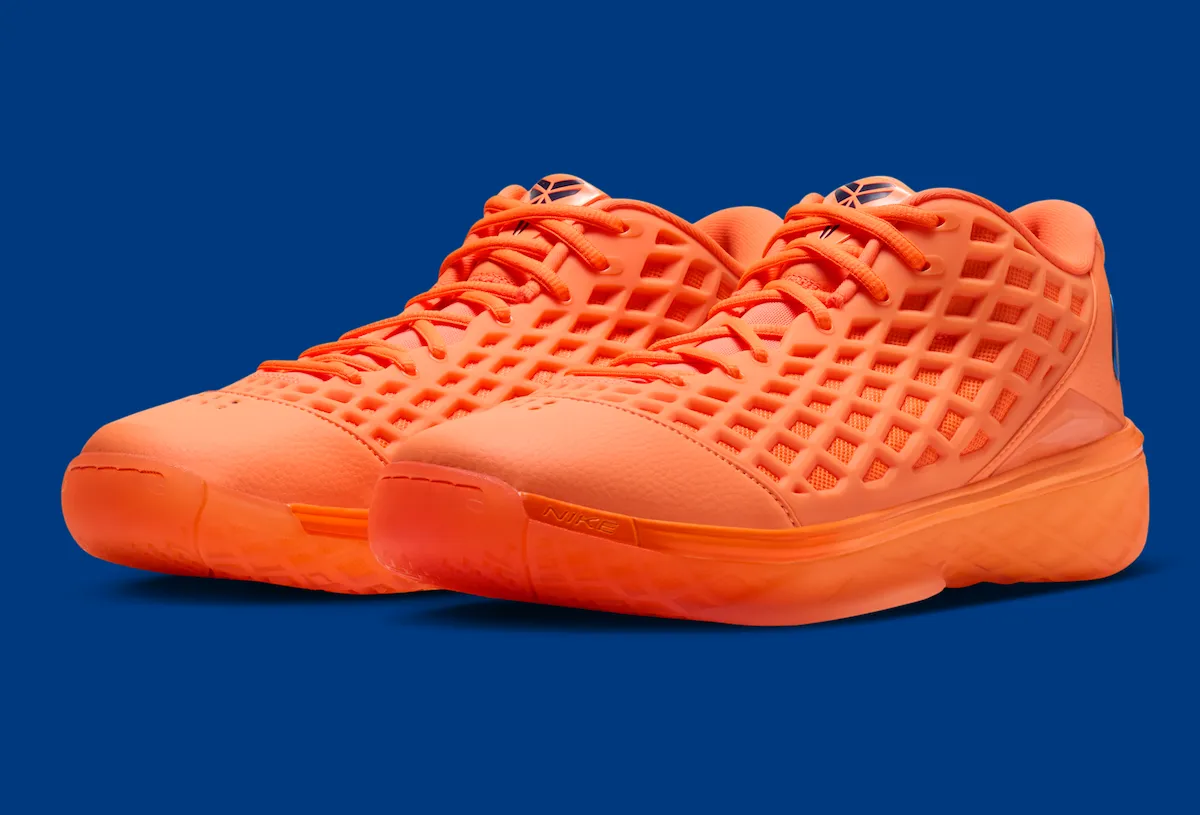 Jalen Brunson x Nike Kobe 3 Low Protro “Arancia” Official Photos