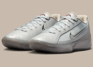 Nike LeBron NXXT Gen By JuJu “Silver Lining” Releases Summer 2026 JuJu Watkins Nike LeBron NXXT Gen Silver Lining metallic upper