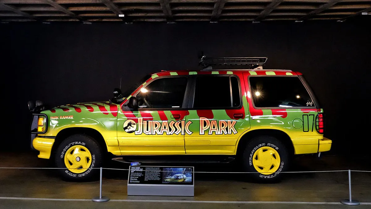 Jurassic Park 1993 Ford Explorer display